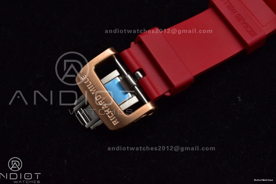 Lotus Edition 1020 RM011 Crystal Dial A7750 V Rubber Red on Strap ModernLook Best Chrono NTPT KVF 1:1 1117